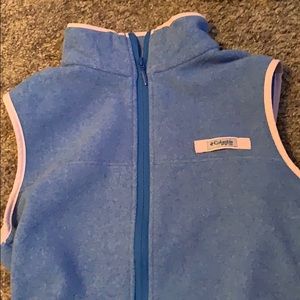 columbia cotton candy colored vest